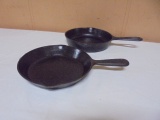 (2) 6.5in Cast Iron Skillets