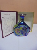 Wheaton Craft Saint John Purple Iridescent Bottle