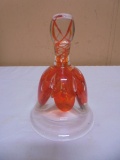 Beautiful Art Glass Bell Paperweight