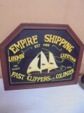 Wooden Sailing Ship Wall Art
