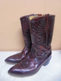 Pair of Men's Leather Cowboy Boots