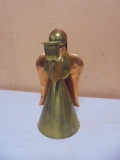 Vintage Copper & Brass Angel Candle Holder