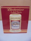 Budweiser Label Beer Stein