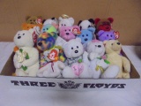 Large Group of Assorted TY Beanie Babies