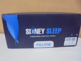 Sidney Sleep Adjustable Memory Foam Side Sleepers Pillow