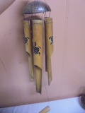 Large Set of Bamboo Windchimes w/ Turtles