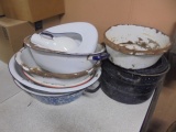 Large Group of Assorted Graniteware For Planters