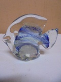 Beautiful Art Glass Fish Paperweight