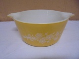 Vintage Pyrex 1.5qt Crazy Daisy Pattern Casserole