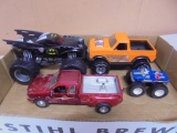 Group of 4 Assorted Toy Vehicles