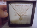 Protective Evil Eye Sterling Silver Dipped in 18kt Gold Necklace & Pendant