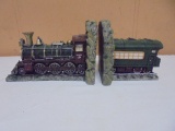 Locomotive & Car Bookends