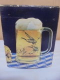 Vintage Avon Glass Beer Mug & Popcorn Set