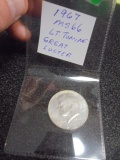 1967 40% Silver Kennedy Half Dollar