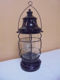 Metal & Glass Electric Lantern