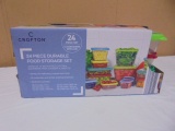 Crofton 24pc Durable Food Storage Kit