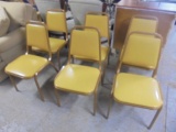 Set of 6 Heavy Duty Cushioned Stacking Chairs