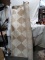 Decorative Large Tan and Off-white Area Rug