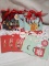 Qty 12 Christmas Gift Bags 6.5” x 6.5”