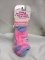 6 Pack of Girls No Show Socks and Set of 3 Hair Coils