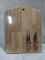 TrueLiving Cheese Board w/ Utensils