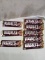 Lot of 8 Hersheys Milk Chocolate w/ Almonds Candy Bars