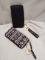 Pair of Assorted Print Wrislet Size Wallets