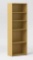 Room Essentials Natural Wood Finish 5 Shelf Bookcase- MSRP $40.00