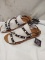 Size 10 Black Pearl Strappy Olivia Miller Sandals- MSRP $43.00