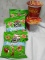 Qty 3 Apple Jacks Jumbo Snax 2oz/Qty 2 Honey Nut Cheerios 1.8oz