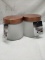 Qty 2 Frosted Glass Canister with screw on Copper lid 27oz