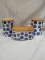 Ceramic Canister 3pc Set with lids