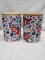 Qty 2 Ceramic Canisters with Lids7” x 5”Diameter
