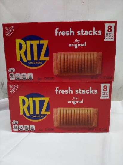 Qty 2 Ritz Crackers 8 Fresh Stack Sleeves