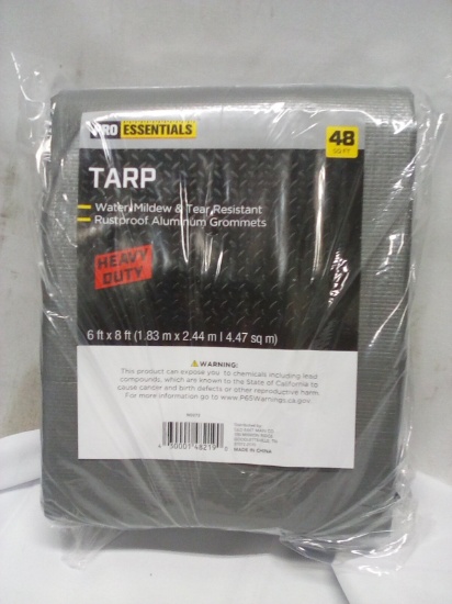 Heavy Duty Tarpn 6’ x 8’ 48 Sq Ft