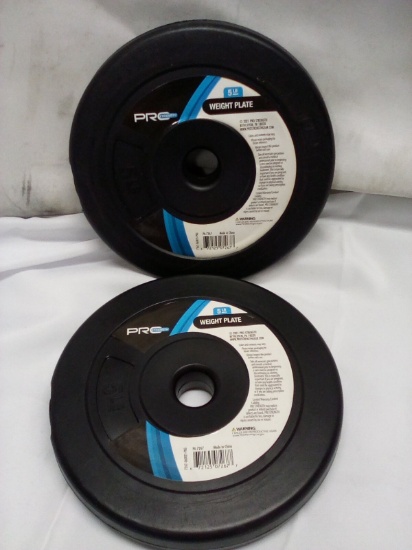Qty 2- 5lb Weight Plates