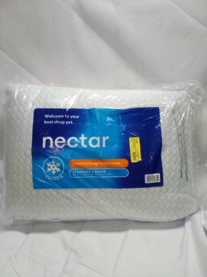 Nectar 2 Pack Cooling Pillows Standard/ Queen 20” x 28”