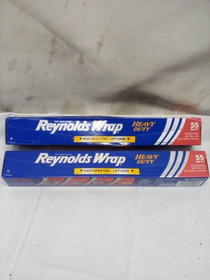 Pair of 55SqFt Heavy Duty Reynolds Wrap