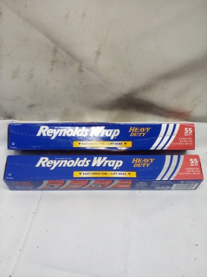Pair of 55SqFt Heavy Duty Reynolds Wrap