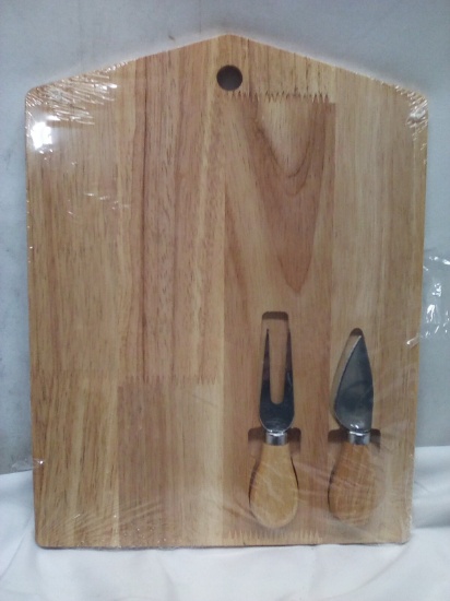 TrueLiving Cheese Board w/ Utensils