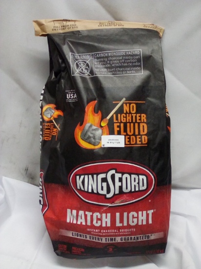 12Lbs Bag of Kingsford Match Light Instant Charcoal Briquets