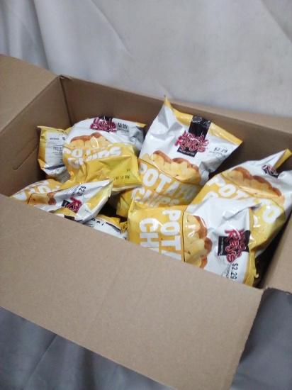 Full 12.25”x20.5”x14.5” Box of Uncle Rays Original Potato Chips