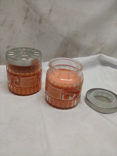 Pair of 8oz Club92 Dual Wick Candles- Salted Caramel