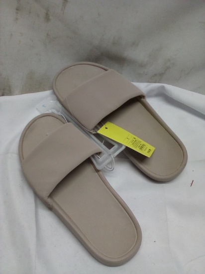 Size 7 All in Motion Taupe Makenna Slides- MSRP $19.99