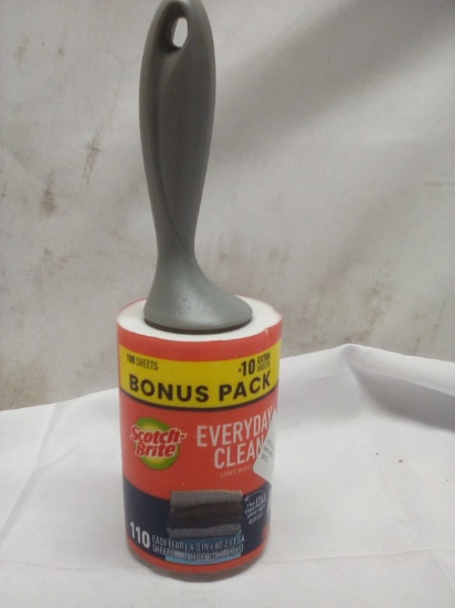 110Cnt Sheet Roll of Scotch-Brite Everyday Clean Lint Roller