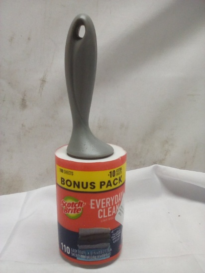 110Cnt Sheet Roll of Scotch-Brite Everyday Clean Lint Roller