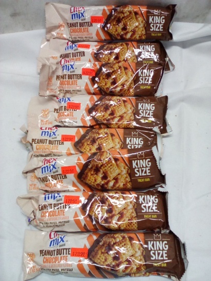 Qty 9 Chex Mix Peanut Butter Chocolate King Size Bar