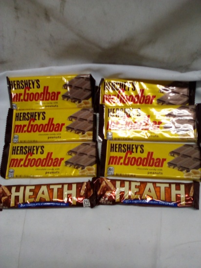 Qty 6 Mr Goodbar/ Qty 2 Heath Bars