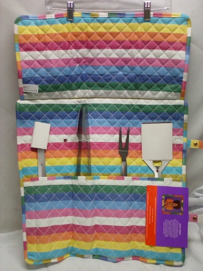 4pc Grill Tool Set With Carrying Case