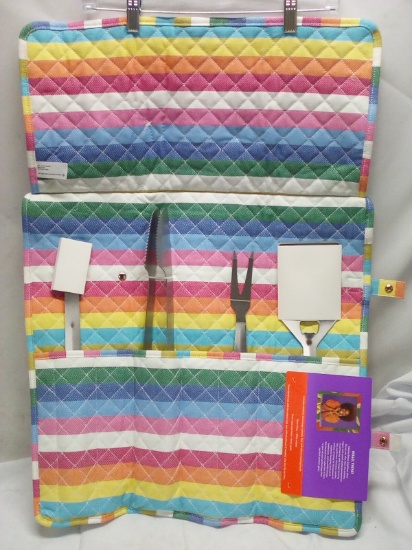 4pc Grill Tool Set With Carrying Case